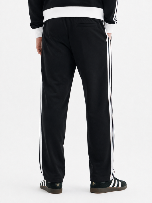 Men's Black 3 Stripe Fleece Trouser