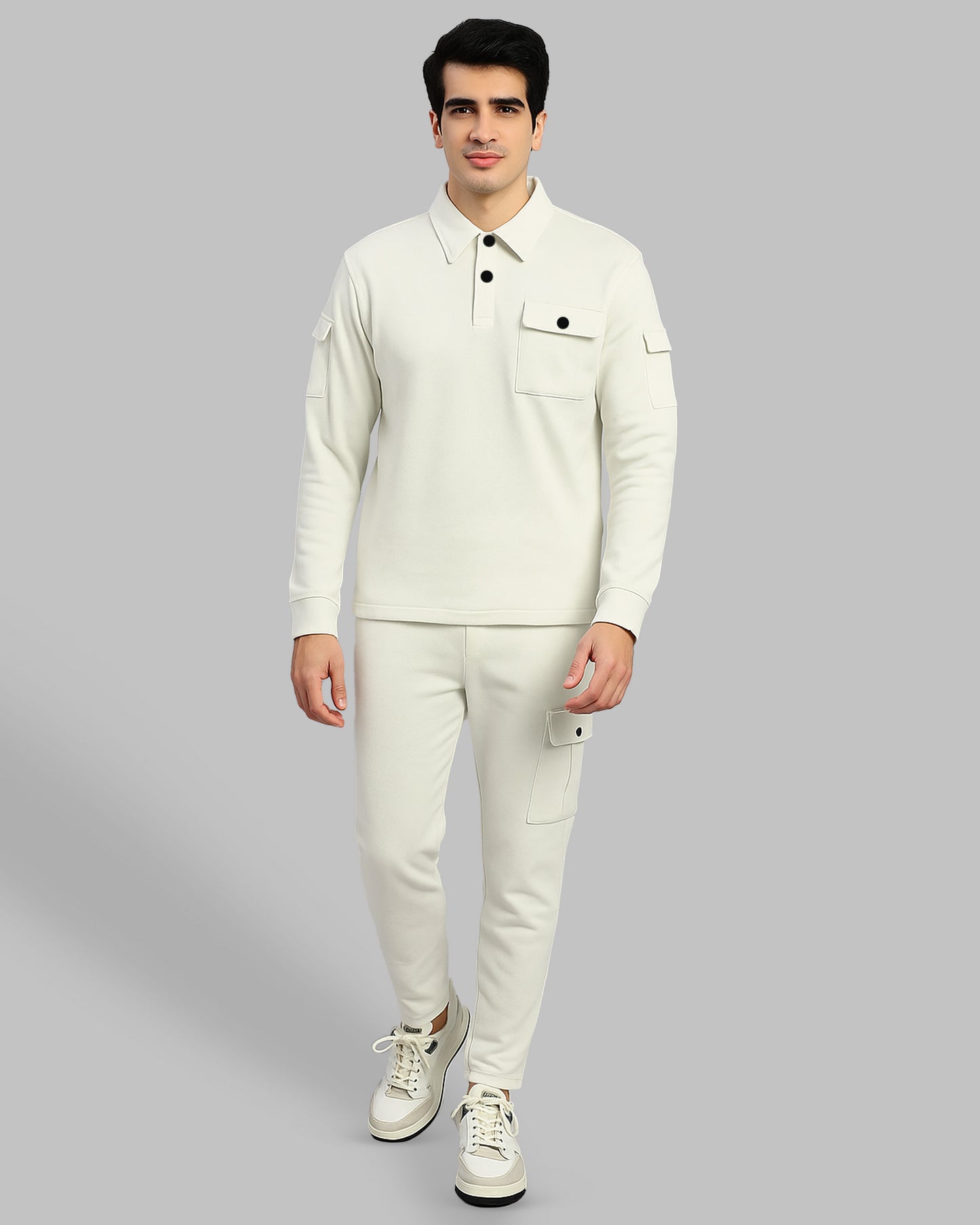 Men's Quarter Button Tracksuit