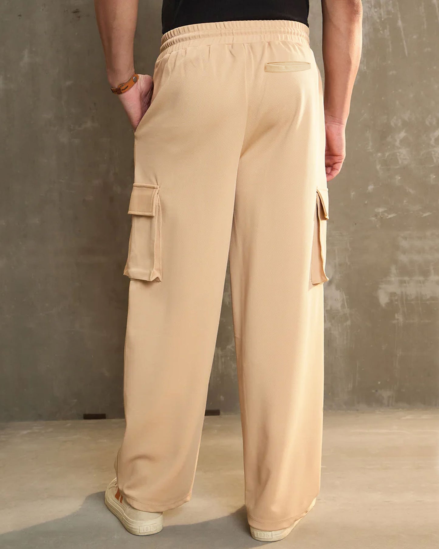 Men's Loose Bottom Cargo Trouser