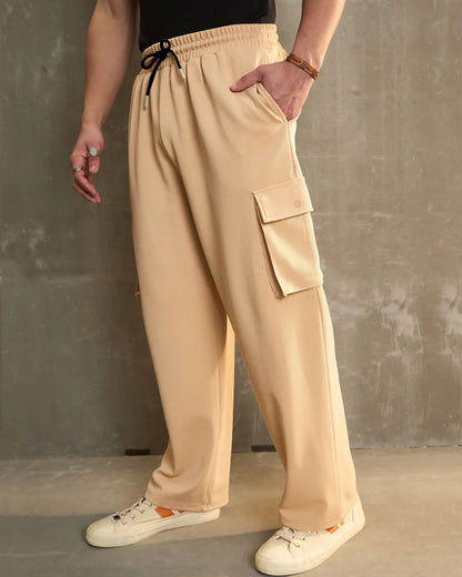 Men's Loose Bottom Cargo Trouser