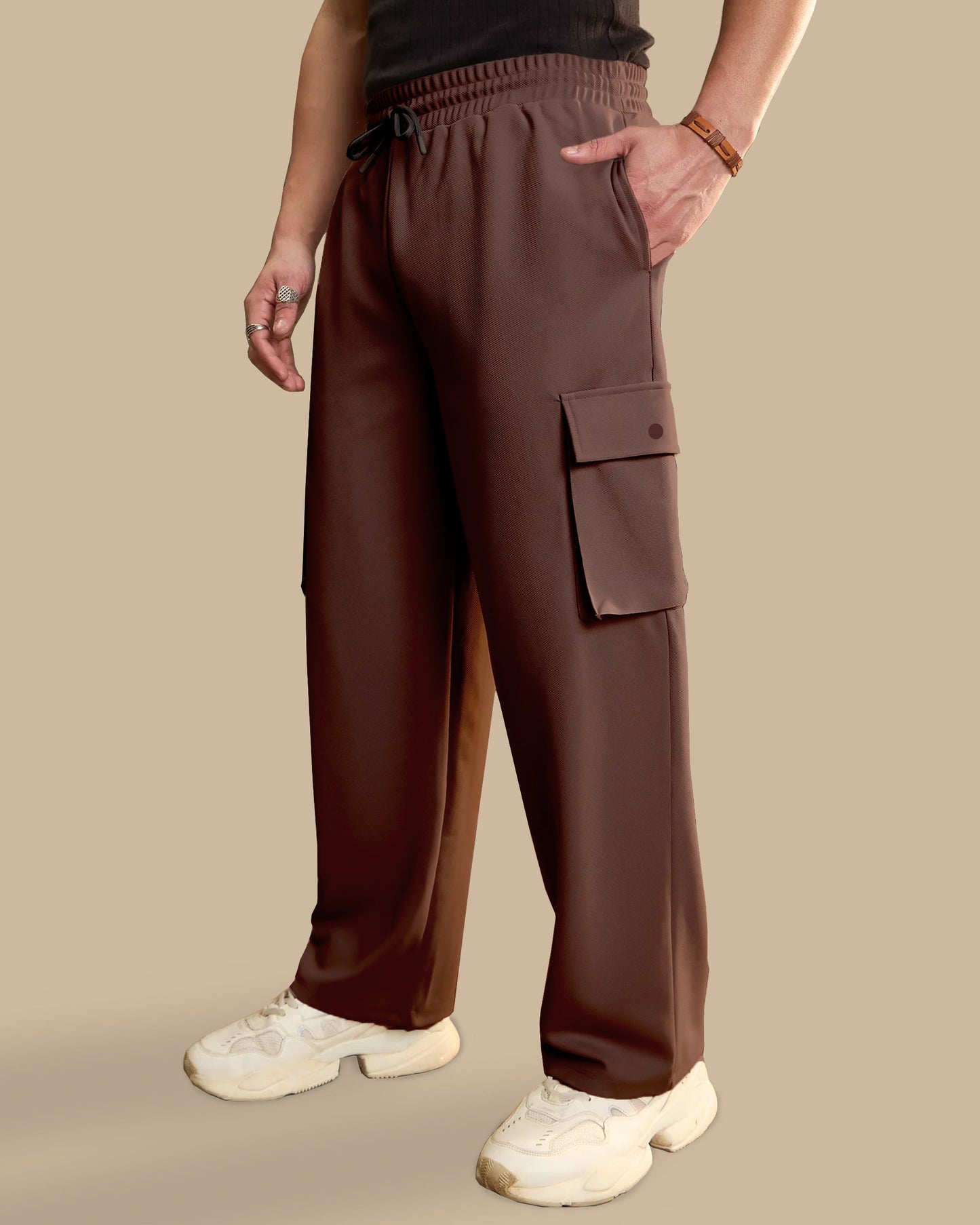 Men's Wide Leg Cargo Trouser