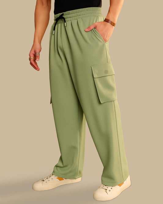 Men's Wide Leg Cargo Trouser