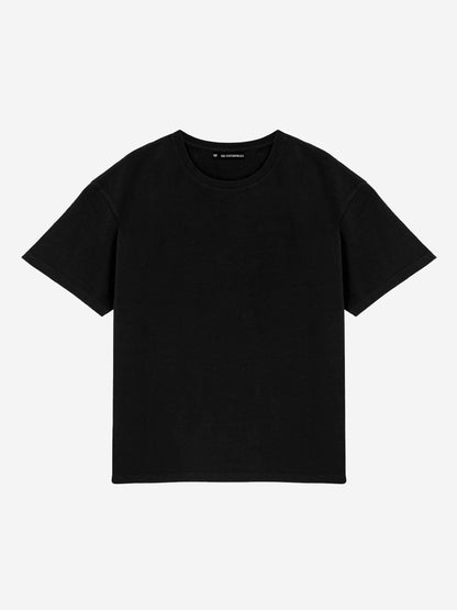 Basic Black Cotton T-shirt