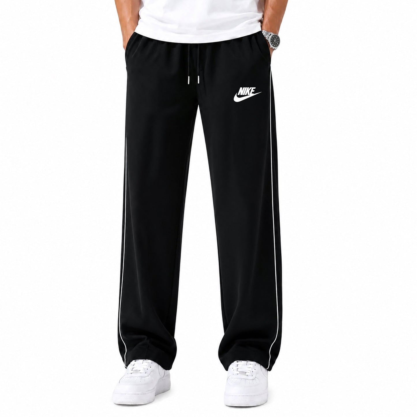 Men's Black Wide Leg trouser