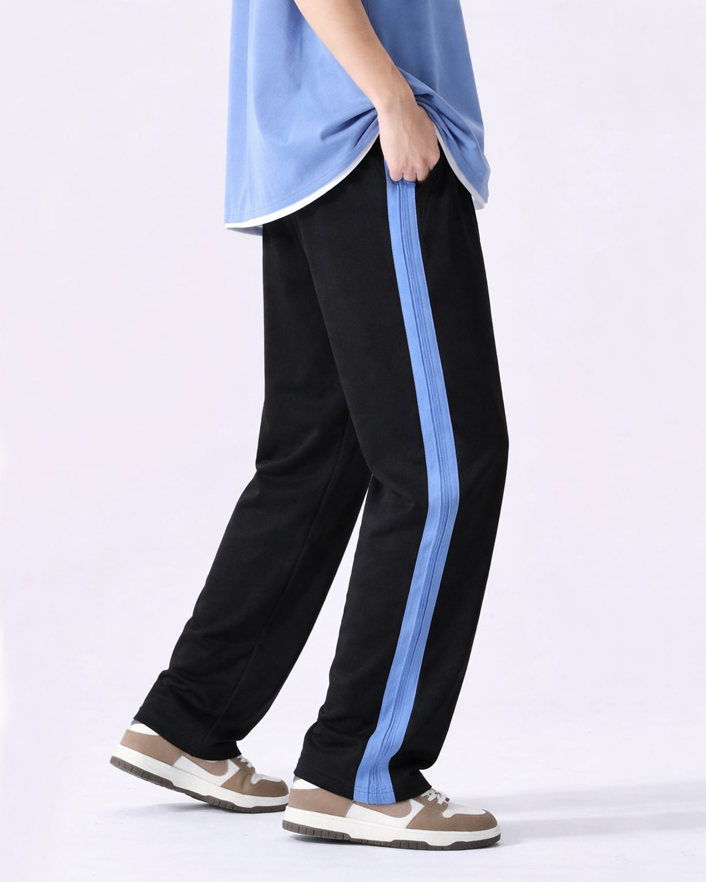 Men's Bottom With Blue Panel