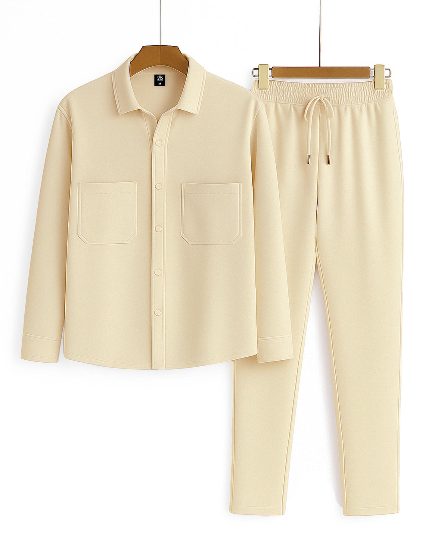 Men's Botton Down Shirt Tracksuit