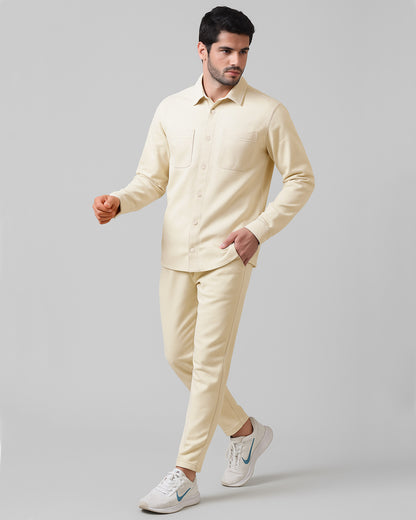 Men's Botton Down Shirt Tracksuit