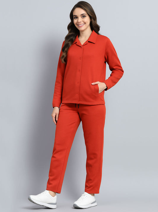 Women's Button Down Shirt Tracksuit